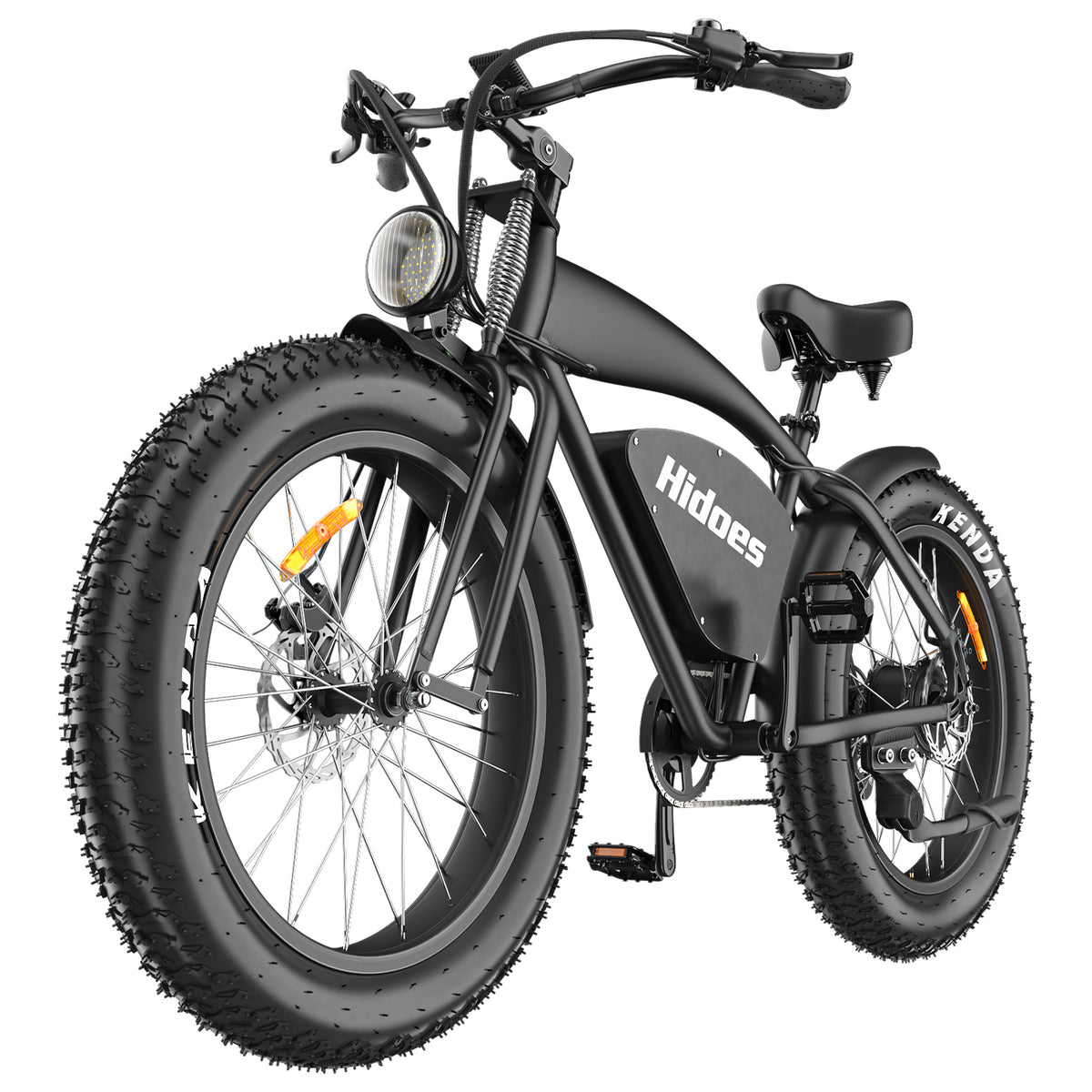 Hidoes HD-B3 Electric Bike - 1200W Motor 48V18.2AH Battery 26" Tires Oil Disc Brakes - Black