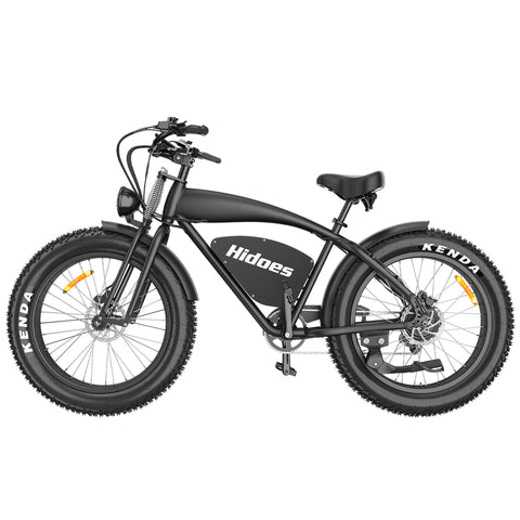 Hidoes HD-B3 Electric Bike - 1200W Motor 48V18.2AH Battery 26" Tires Oil Disc Brakes - Black