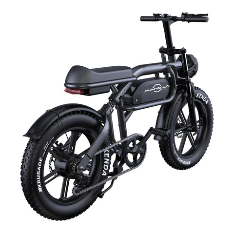 PHNHOLUN C8 IT Electric Bike - 1000W Motor 48V20AH Battery 20" Tires Disc Brakes - Black