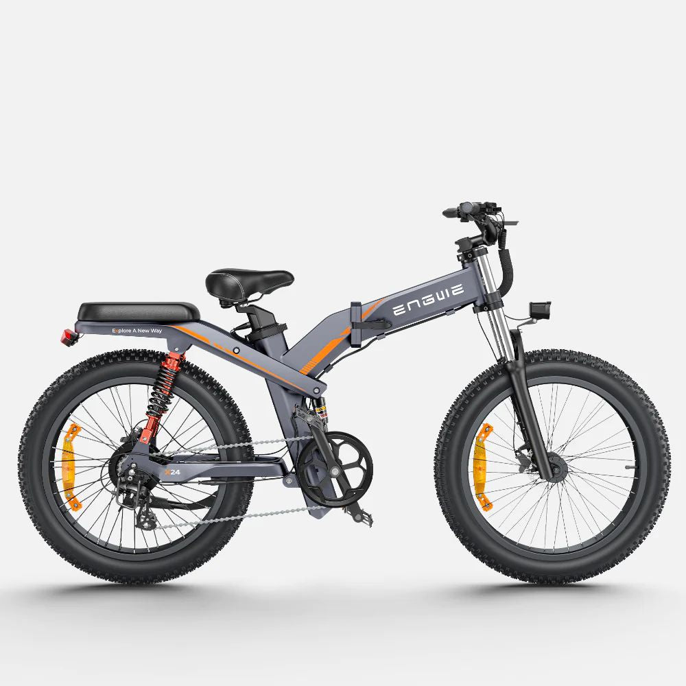 ENGWE X24 Electric Bike: 1000W Power, 1401.6Wh Battery | 100KM Range