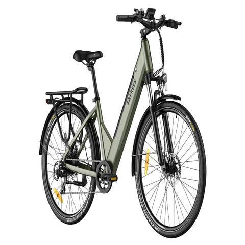 Electric Bike FAFREES F28 Pro - 250W Motor 522WH Battery 60KM Range - Green