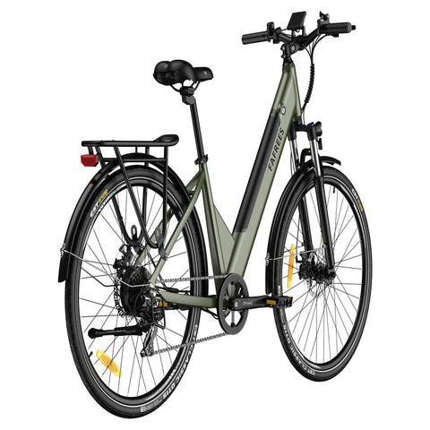 Electric Bike FAFREES F28 Pro - 250W Motor 522WH Battery 60KM Range - Green