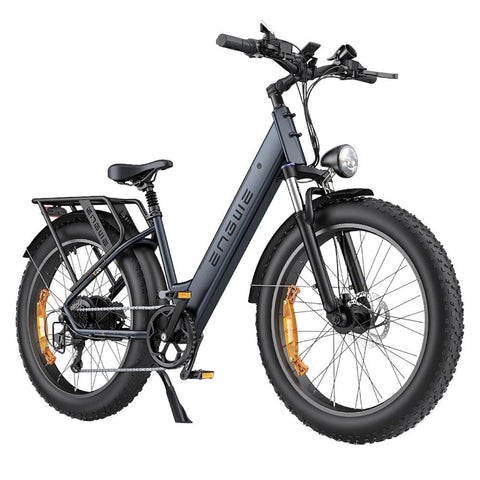 ENGWE E26 Step-thru Electric Bike - 250W 768WH 140KM Range Disc Brakes - Gray