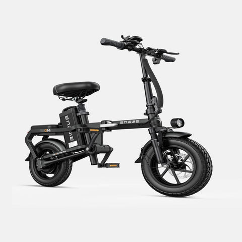 ENGWE O14 15.6AH Electric Bike - 250W Motor 748.8WH Battery 71KM Range Disc Brakes - Black