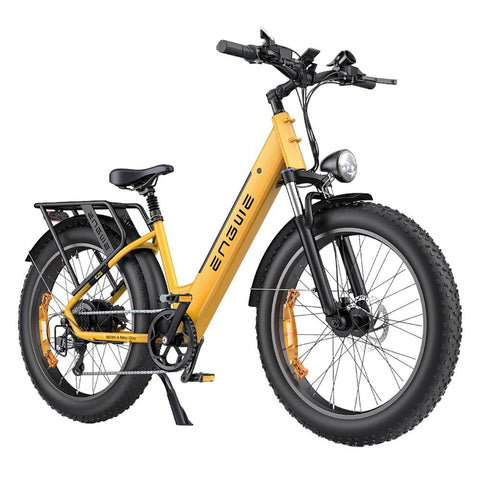 ENGWE E26 Step-thru Electric Bike - 250W 768WH 140KM Range Disc Brakes - Yellow