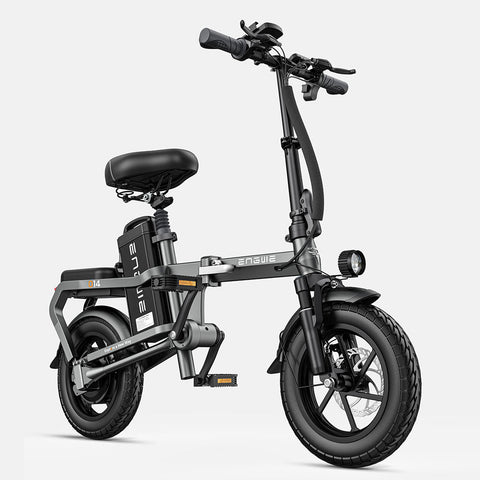 ENGWE O14 15.6AH Electric Bike - 250W Motor 748.8WH Battery 71KM Range Disc Brakes - Gray