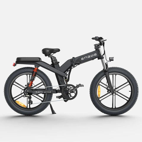 ENGWE X26 19.2AH Electric Bike - Powerful 1000W Motor 921.6WH Battery 64KM Range - Black