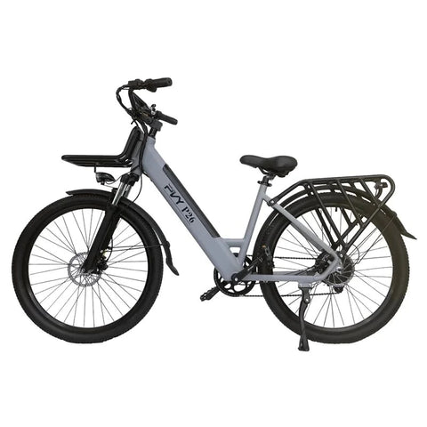 PVY P26 Electric Bike - 250W Motor 48V11.6AH Battery 100KM Range In PAS Mode Hydraulic Disc Brakes - Grey