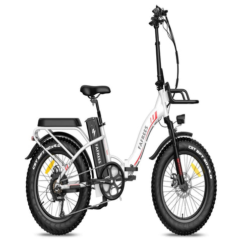 FAFREES F20 Max Electric Bike - 500W Power 864WH Battery 75KM Range | White