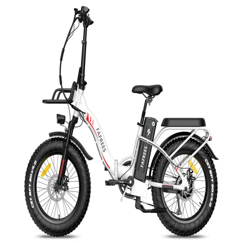 FAFREES F20 Max Electric Bike - 500W Power 864WH Battery 75KM Range | White