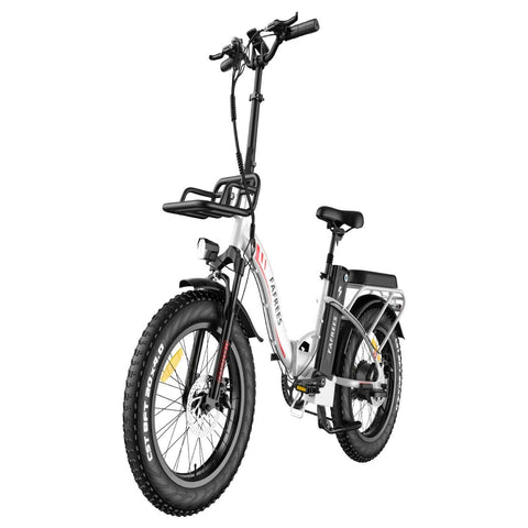 FAFREES F20 Max Electric Bike - 500W Power 864WH Battery 75KM Range | White