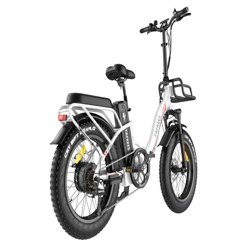 FAFREES F20 Max Electric Bike - 500W Power 864WH Battery 75KM Range | White