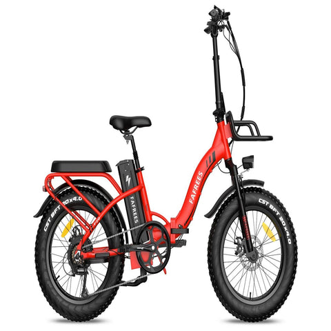 FAFREES F20 Max Electric Bike - 500W Power 864WH Battery 75KM Range | Red