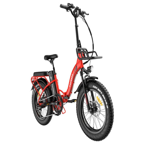 FAFREES F20 Max Electric Bike - 500W Power 864WH Battery 75KM Range | Red