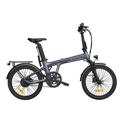 ADO Air 20 Pro Electric Folding Bike - 250W Motor 36V9.6Ah Battery 100KM Assisted Autonomy Hydraulic Disc Brake - Grey