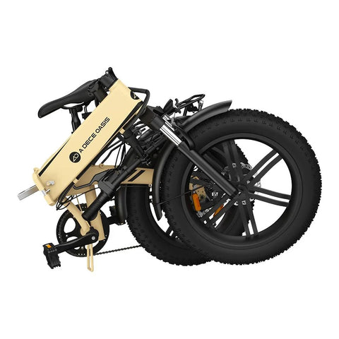 ADO Beast 20F Electric Folding Bike - 250W Motor 36V14.5Ah Battery 120KM Assisted Autonomy Hydraulic Disc Brake - Khaki