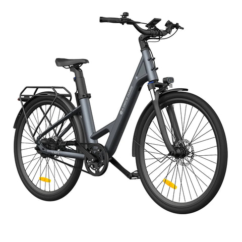 ADO Air 28 Pro Electric Bike - 250W Motor 36V9.6Ah Battery 100KM Assisted Autonomy Hydraulic Disc Brake - Grey