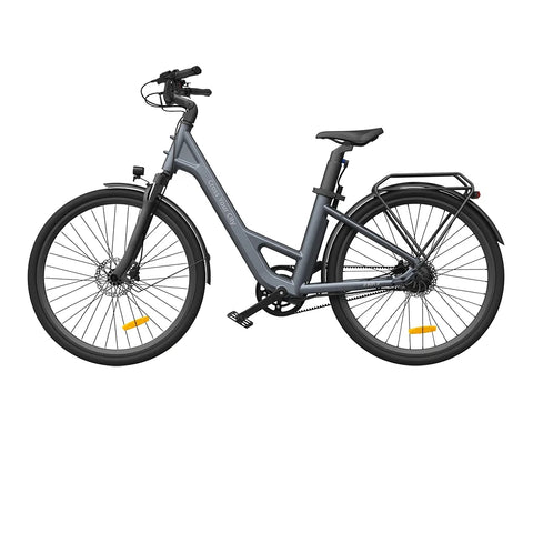 ADO Air 28 Pro Electric Bike - 250W Motor 36V9.6Ah Battery 100KM Assisted Autonomy Hydraulic Disc Brake - Grey