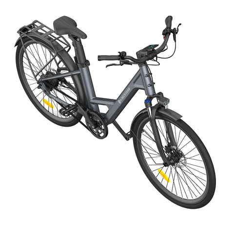 ADO Air 28 Pro Electric Bike - 250W Motor 36V9.6Ah Battery 100KM Assisted Autonomy Hydraulic Disc Brake - Grey