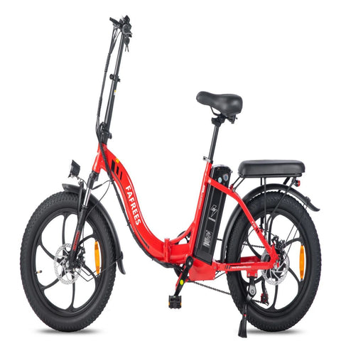 FAFREES F20 Electric Bike - 250W Motor 576WH Battery 70KM Range - Red