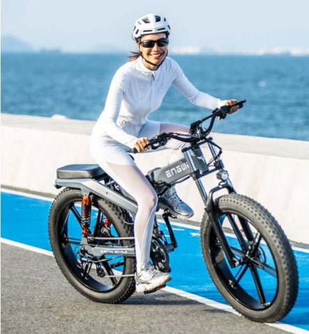 ENGWE X26 19.2AH Electric Bike 1000W Motor, 921.6WH Battery, 90KM Range | Stylish Gray eBike for you!