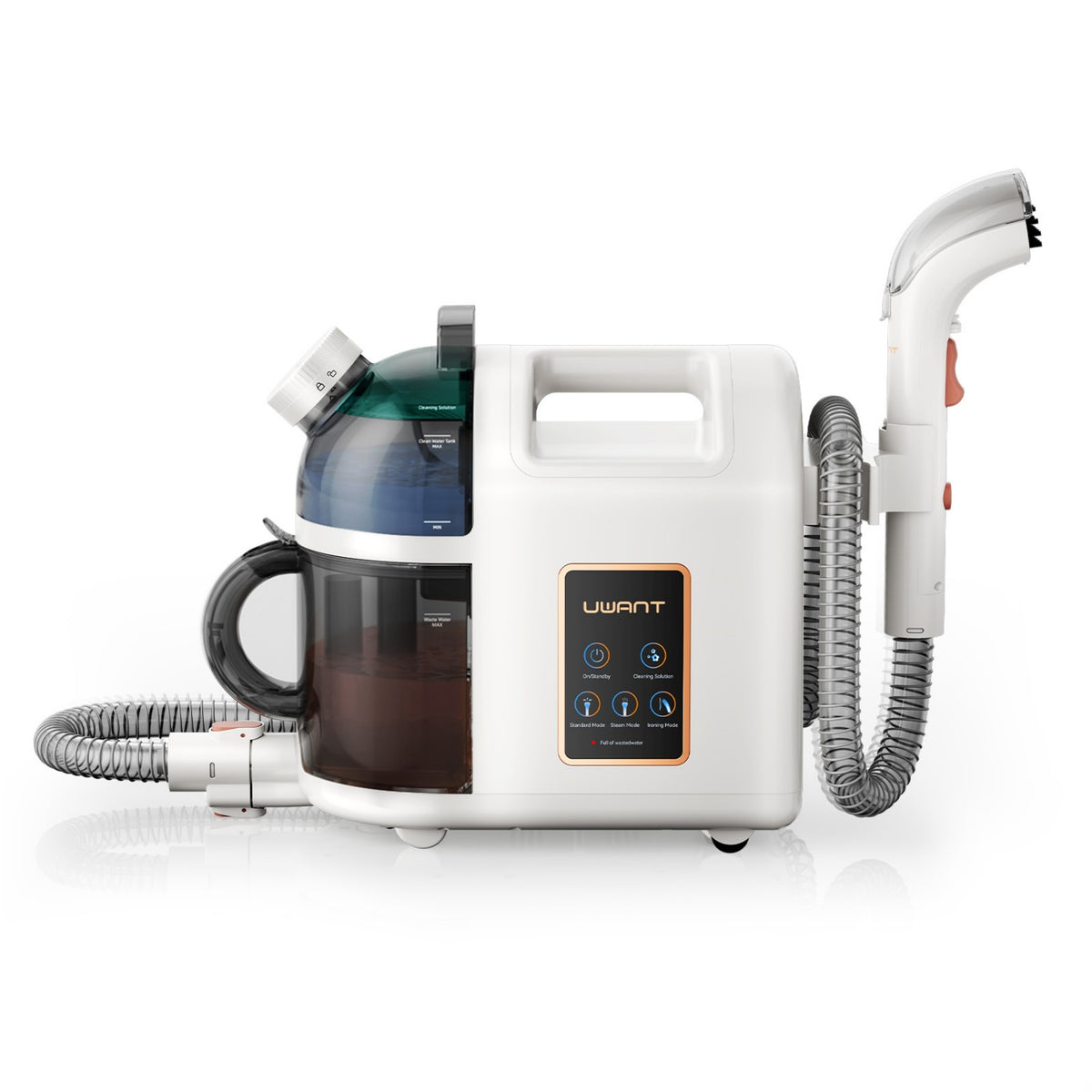 Uwant B200 Vacuum Cleaner - 500W Power 12Kpa Suction 74dB Noise 1500ML Water Tank - White