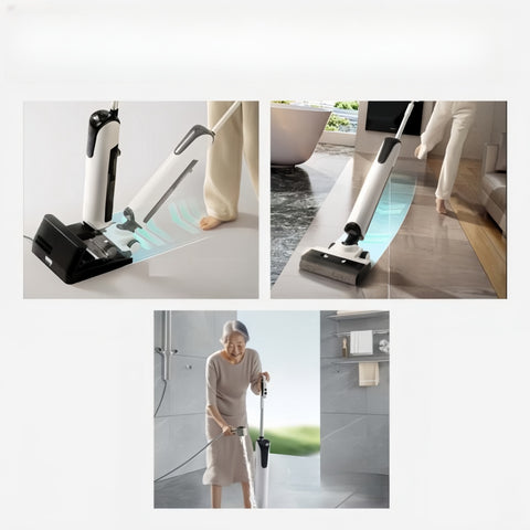 Uwant D100 Handheld Vacuum - 230W Power 17000Pa Suction 2500mAh Battery 35 Min Runtime - White