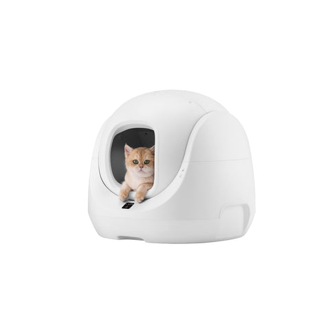 Catlink Baymax Litter Box - 65L Capacity 7L Toilet Capacity Running Time 14 Days WIFI Odor Control - White