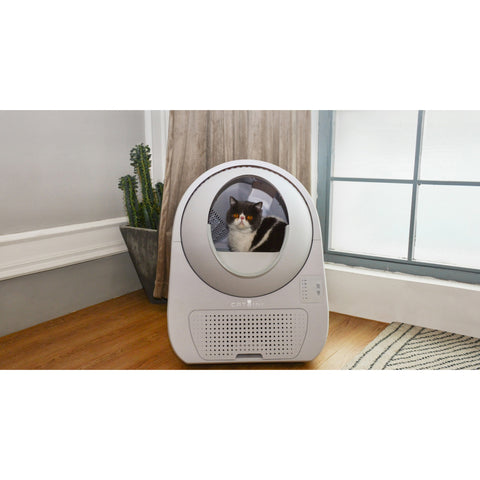 Catlink Young Litter Box - 57L Capacity 13L Toilet Capacity Running Time 14 Days No WIFI - White