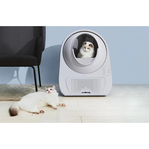 Catlink Young Litter Box - 57L Capacity 13L Toilet Capacity Running Time 14 Days No WIFI - White