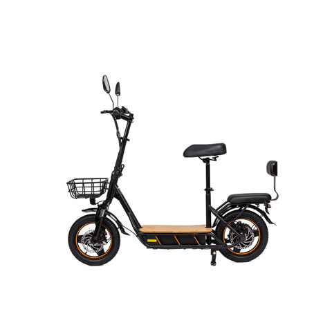 Kukirin C1 Pro 26AH Electric Scooter - 500W Motor 48V 26AH Battery 100KM Range Disc Brakes - Black