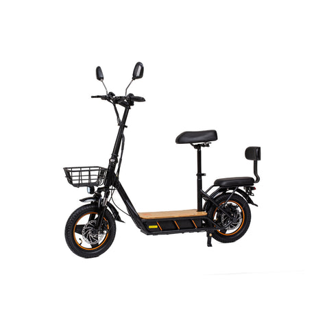 Kukirin C1 Pro 26AH Electric Scooter - 500W Motor 48V 26AH Battery 100KM Range Disc Brakes - Black