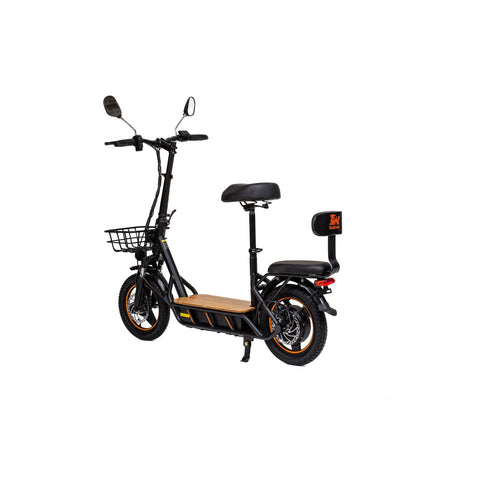 Kukirin C1 Pro 26AH Electric Scooter - 500W Motor 48V 26AH Battery 100KM Range Disc Brakes - Black