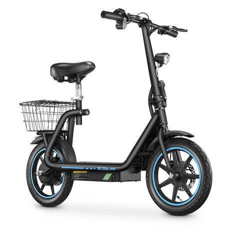 Honey Whale M5Elite E-Scooter - 500W Motor 48V13AH Battery 45KM Range Foldable Design - Black