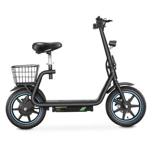 Honey Whale M5Elite E-Scooter - 500W Motor 48V13AH Battery 45KM Range Foldable Design - Black