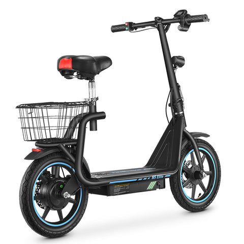 Honey Whale M5Elite E-Scooter - 500W Motor 48V13AH Battery 45KM Range Foldable Design - Black