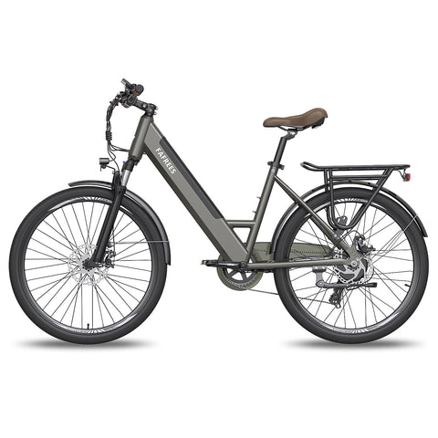 FAFREES F26 Pro 14.5AH Electric Bike - 250W Motor 36V14.5AH Battery 110KM PAS Mode Range Mechanical Disc Brakes - Grey