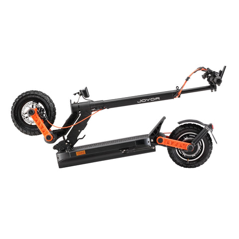 Electric Scooter JOYOR S5 With ABE Certification - 500W Motor 48V13AH Battery 45KM Range Disc Brakes Foldable Design - Black