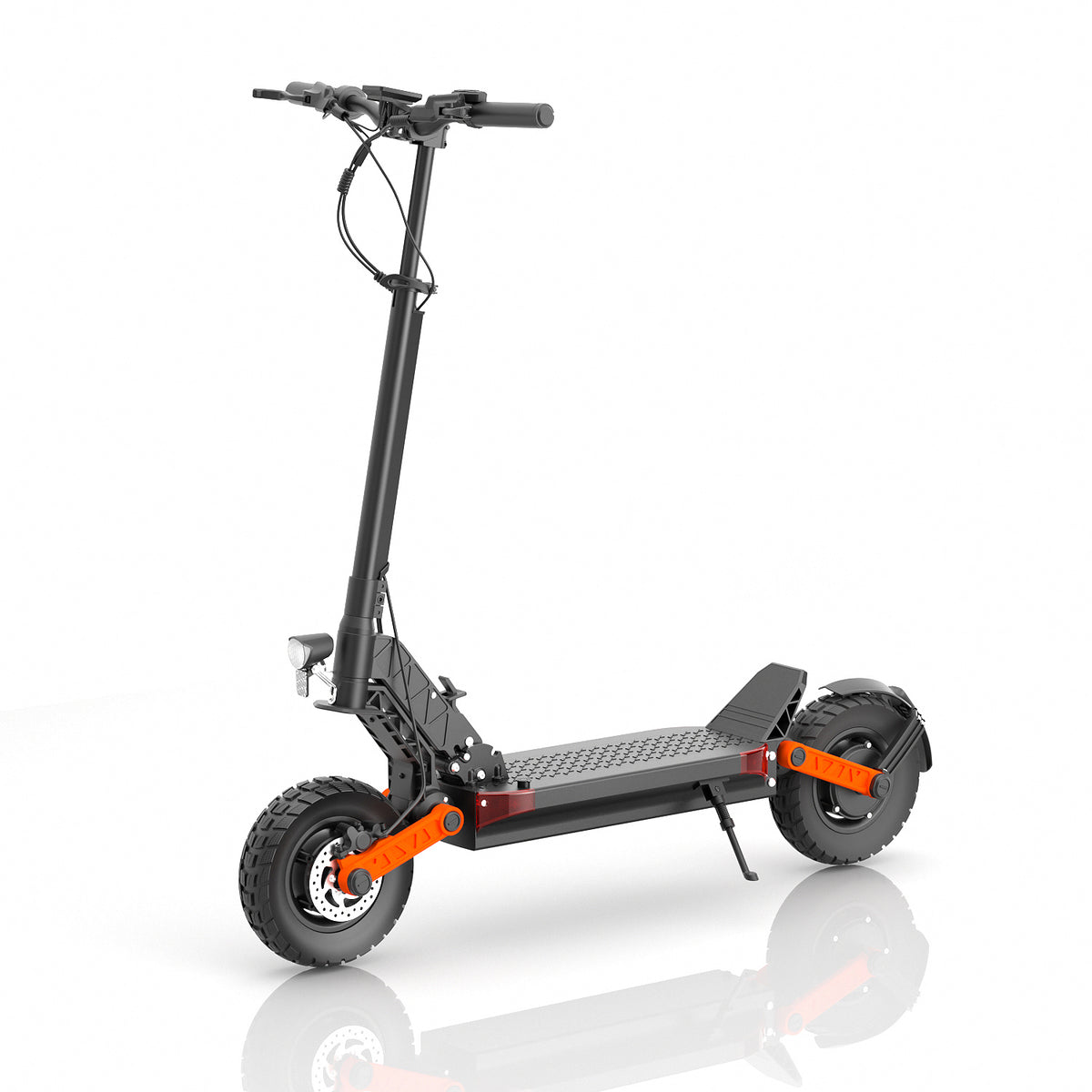 JOYOR S8-S-Z Electric Scooter - 600W*2 Motors 48V26AH Battery 75KM Range Disc Brakes Foldable Design - Black