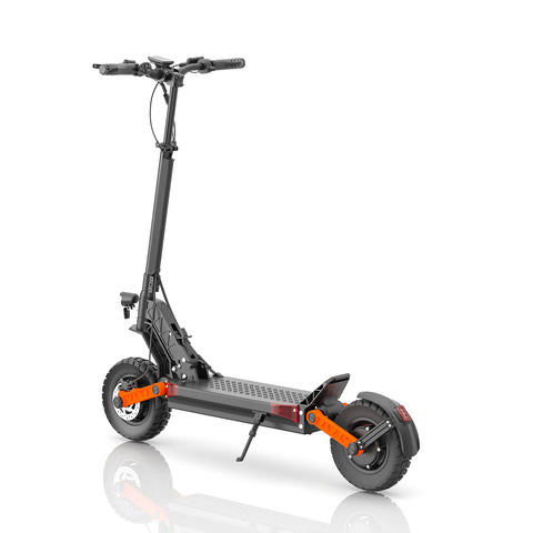 JOYOR S8-S-Z Electric Scooter - 600W*2 Motors 48V26AH Battery 75KM Range Disc Brakes Foldable Design - Black