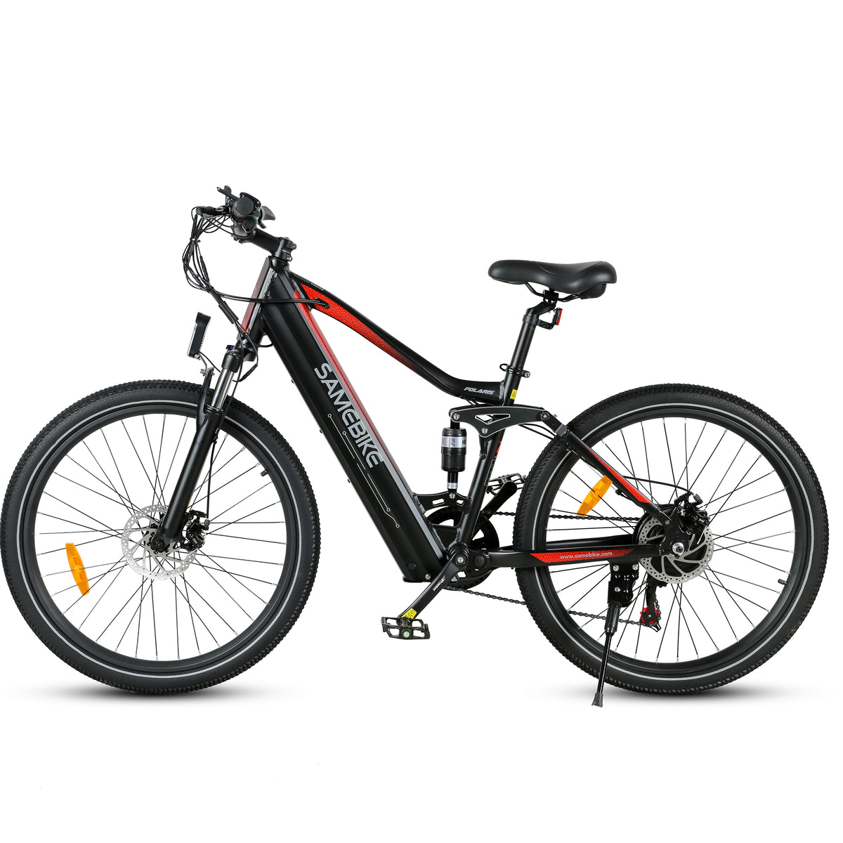 Electric Bike SAMEBIKE XD26 - 750W Motor 48V14AH Battery 45KM Range Mechanical Disc Brakes - Black