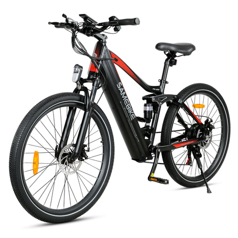 Electric Bike SAMEBIKE XD26 - 750W Motor 48V14AH Battery 45KM Range Mechanical Disc Brakes - Black