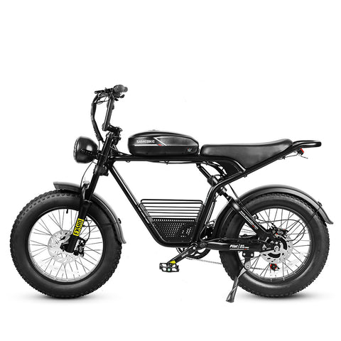 SAMEBIKE M20-I Electric Bike - 1200W Motor 48V18AH Battery 65KM Range Hydraulic Disc Brakes - Black