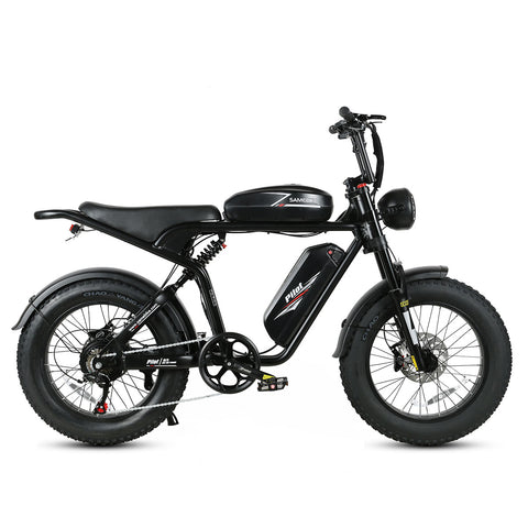 SAMEBIKE M20-II Electric Bike - 1200W Motor 48V18AH*2 Dual Battery 110KM Range Hydraulic Disc Brakes - Black