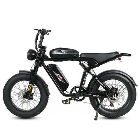 SAMEBIKE M20-II Electric Bike - 1200W Motor 48V18AH*2 Dual Battery 110KM Range Hydraulic Disc Brakes - Black