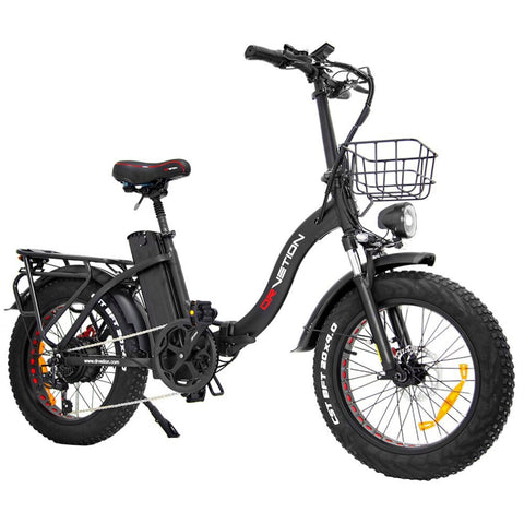 Electric Bike DrveTion CT20 - 20*4.0 Inch Tires 750W Motor 48V20Ah Battery Disc Brakes - Black