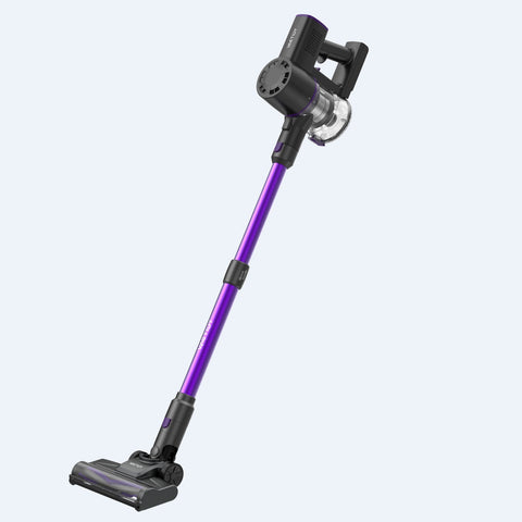 Vactidy V8 Pro Handheld Vacuum - 25000Pa Suction 35min Runtime 66dB Noise 2200mAh Battery - Black Purple