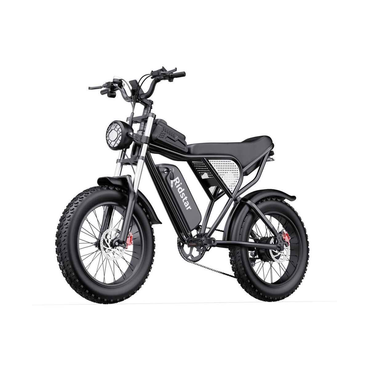 Ridstar Q20 Electric Bike - 750W Motor 48V20Ah Battery 20" Tires Hydraulic Disc Brakes - Black