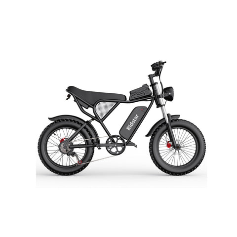 Ridstar Q20 Electric Bike - 750W Motor 48V20Ah Battery 20" Tires Hydraulic Disc Brakes - Black