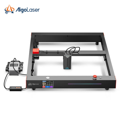 Laser Engraver AlgoLaser Delta - Laser Power 22W Engraving Speed 30000mm/min Working Area 440*415mm Light Source Technology Polarized Combined Light - Black Red